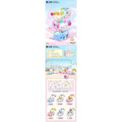 QMAN ENLIGHTEN KEEPPLEY 77021 non  SINH VẬT GÓC Ô TÔ BÓNG BAY 6 LOẠI bộ đồ chơi xếp lắp ráp ghép mô hình Creator Sáng Tạo