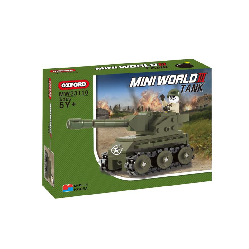 OXFORD MW33110 33110 non Lego XE TĂNG bộ đồ chơi xếp lắp ráp ghép mô hình Military Army TANK Quân Sự Bộ Đội