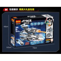 COGO 15050 non  TINH THẦN CHIẾN TRANH GIỮA CÁC VÌ SAO bộ đồ chơi xếp lắp ráp ghép mô hình 1526 khối
