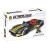 B BRAND 224 non  XE MUI TRẦN MÀU ĐEN bộ đồ chơi xếp lắp ráp ghép mô hình Speed Champions Racing Cars Đua Xe Công Thức 196 khối