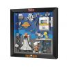 LINOOS LN8051 8051 non  DU HÀNH VŨ TRỤ bộ đồ chơi xếp lắp ráp ghép mô hình Snoopy SNOOPY PHOTO FRAME Chú Chó 427 khối