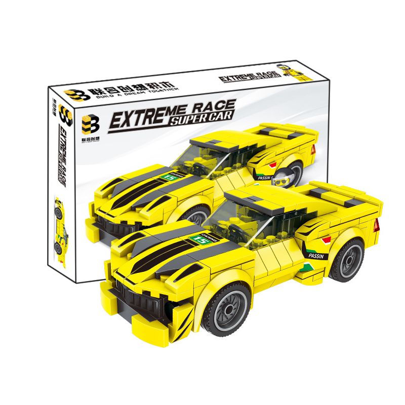 B BRAND 222 non Lego CAMARO bộ đồ chơi xếp lắp ráp ghép mô hình Speed Champions Racing Cars Đua Xe Công Thức 182 khối