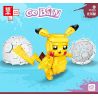 ZHEGAO 00895 non  POKEMON PIKKO bộ đồ chơi xếp lắp ráp ghép mô hình GO BABY 1006 khối