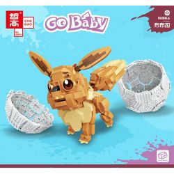 ZHEGAO 00894 non  BÓ HOA bộ đồ chơi xếp lắp ráp ghép mô hình GO BABY 888 khối