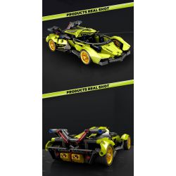 SEMBO WEKKI VIGGI 715306 non  TÍCH LŨY VŨ KHÍ XE THỂ THAO LAMBORGHINI PHANTOM V12 Ý TƯỞNG tỷ lệ 1:18 bộ đồ chơi xếp lắp ráp ghép mô hình  LAMBORGHINI VISION GT Kỹ Thuật Công Nghệ Cao Mô Hình Phương Tiện 883 khối