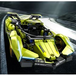 SEMBO WEKKI VIGGI 715306 non  TÍCH LŨY VŨ KHÍ XE THỂ THAO LAMBORGHINI PHANTOM V12 Ý TƯỞNG tỷ lệ 1:18 bộ đồ chơi xếp lắp ráp ghép mô hình  LAMBORGHINI VISION GT Kỹ Thuật Công Nghệ Cao Mô Hình Phương Tiện 883 khối