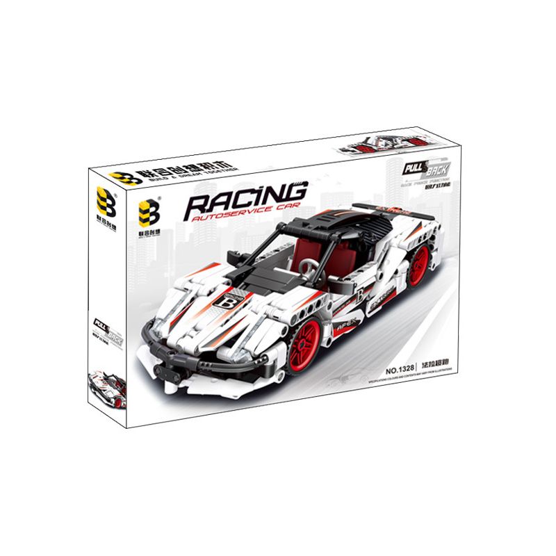 GOGO 89107 non  FERRARI bộ đồ chơi xếp lắp ráp ghép mô hình  Kỹ Thuật Công Nghệ Cao Mô Hình Phương Tiện 451 khối