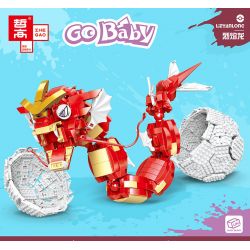 ZHEGAO 00892 non  RỒNG LỬA bộ đồ chơi xếp lắp ráp ghép mô hình GO BABY 956 khối