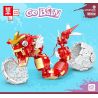 ZHEGAO 00892 non  RỒNG LỬA bộ đồ chơi xếp lắp ráp ghép mô hình GO BABY 956 khối