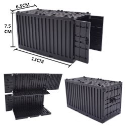 TBS TOYS J775 non  CONTAINER QUÂN SỰ ĐA CHỨC NĂNG bộ đồ chơi xếp lắp ráp ghép mô hình Military Army MILITARY CONTAINER Quân Sự Bộ Đội 10 khối