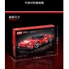 BOBO LIKE 33003 non  FERRARI DAYTONA SP3 tỷ lệ 1:14 bộ đồ chơi xếp lắp ráp ghép mô hình  Kỹ Thuật Công Nghệ Cao Mô Hình Phương Tiện 1394 khối