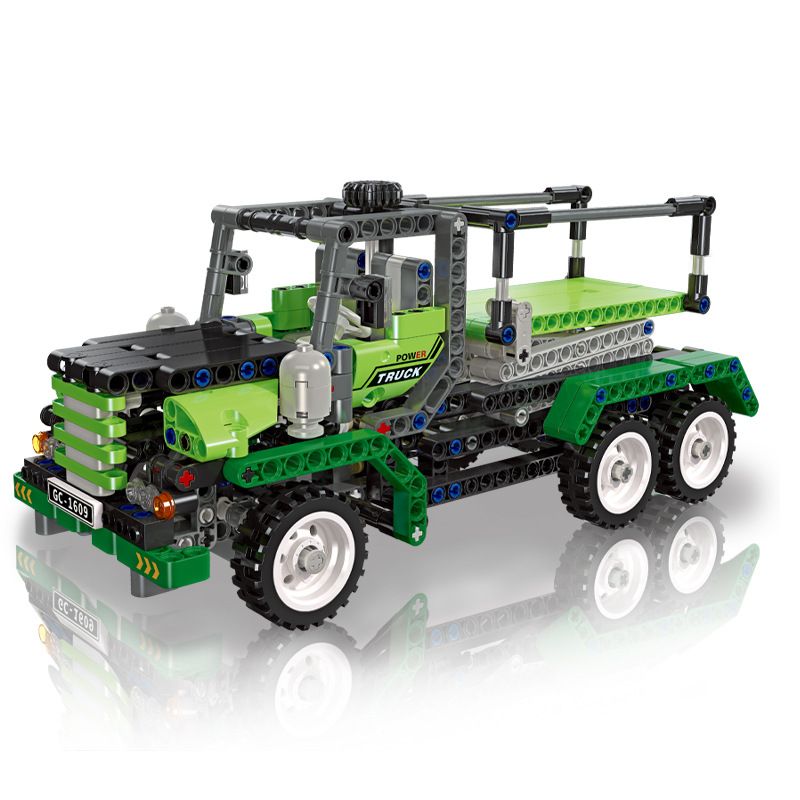 JIESTAR 91002 non Lego XE NÂNG KỸ THUẬT bộ đồ chơi xếp lắp ráp ghép mô hình 509 khối