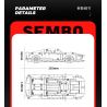 SEMBO WEKKI VIGGI 715305 non  THIẾT BỊ ĐIÊN RỒ XE THỂ THAO FERRARI SP4 tỷ lệ 1:18 bộ đồ chơi xếp lắp ráp ghép mô hình  Kỹ Thuật Công Nghệ Cao Mô Hình Phương Tiện 522 khối