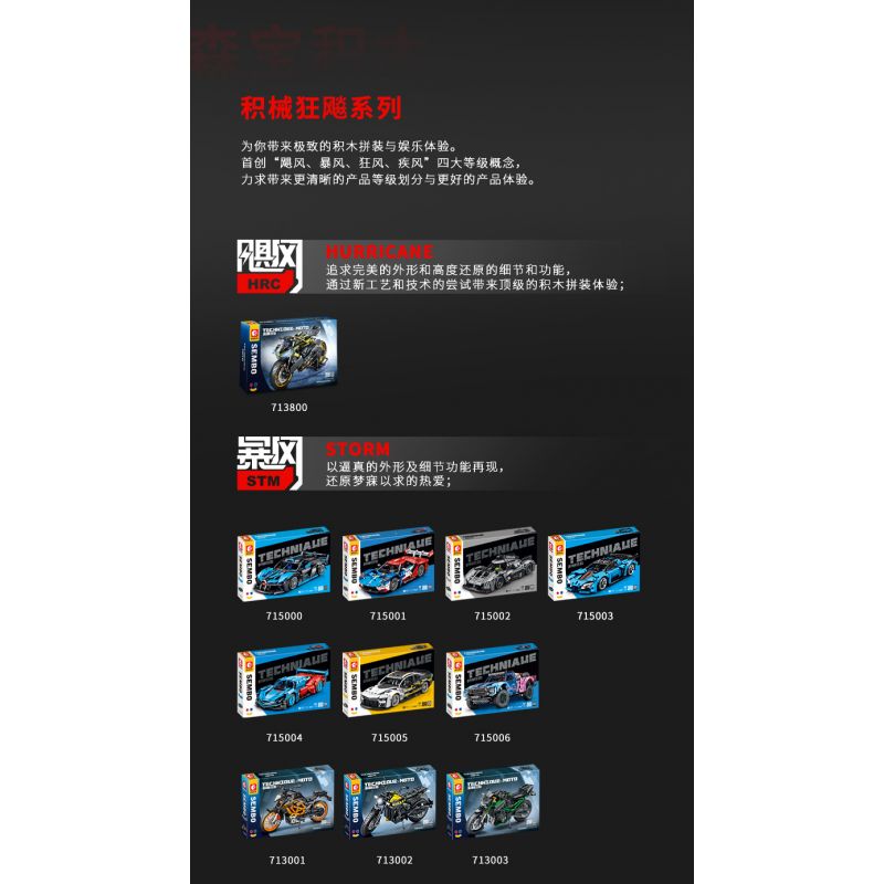 SEMBO WEKKI VIGGI 715305 non  THIẾT BỊ ĐIÊN RỒ XE THỂ THAO FERRARI SP4 tỷ lệ 1:18 bộ đồ chơi xếp lắp ráp ghép mô hình  Kỹ Thuật Công Nghệ Cao Mô Hình Phương Tiện 522 khối