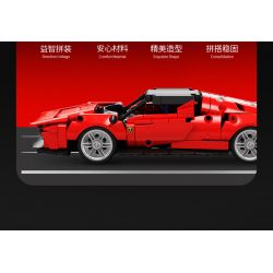 SEMBO WEKKI VIGGI 715305 non  THIẾT BỊ ĐIÊN RỒ XE THỂ THAO FERRARI SP4 tỷ lệ 1:18 bộ đồ chơi xếp lắp ráp ghép mô hình  Kỹ Thuật Công Nghệ Cao Mô Hình Phương Tiện 522 khối