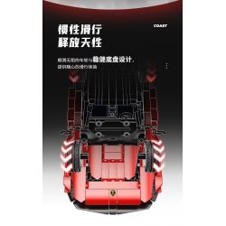 SEMBO WEKKI VIGGI 715305 non  THIẾT BỊ ĐIÊN RỒ XE THỂ THAO FERRARI SP4 tỷ lệ 1:18 bộ đồ chơi xếp lắp ráp ghép mô hình  Kỹ Thuật Công Nghệ Cao Mô Hình Phương Tiện 522 khối