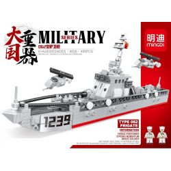MINGDI 9026 non  062 KHAI THÁC. bộ đồ chơi xếp lắp ráp ghép mô hình Military Army MILITARY TYPE 062 FRIGATE Quân Sự Bộ Đội 400 khối