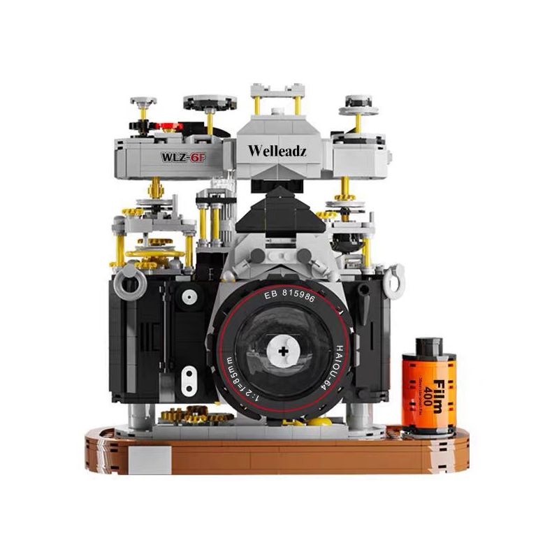 WELLEADZ 2100 non  MÁY ???NH CỔ ĐIỂN bộ đồ chơi xếp lắp ráp ghép mô hình 1027 khối