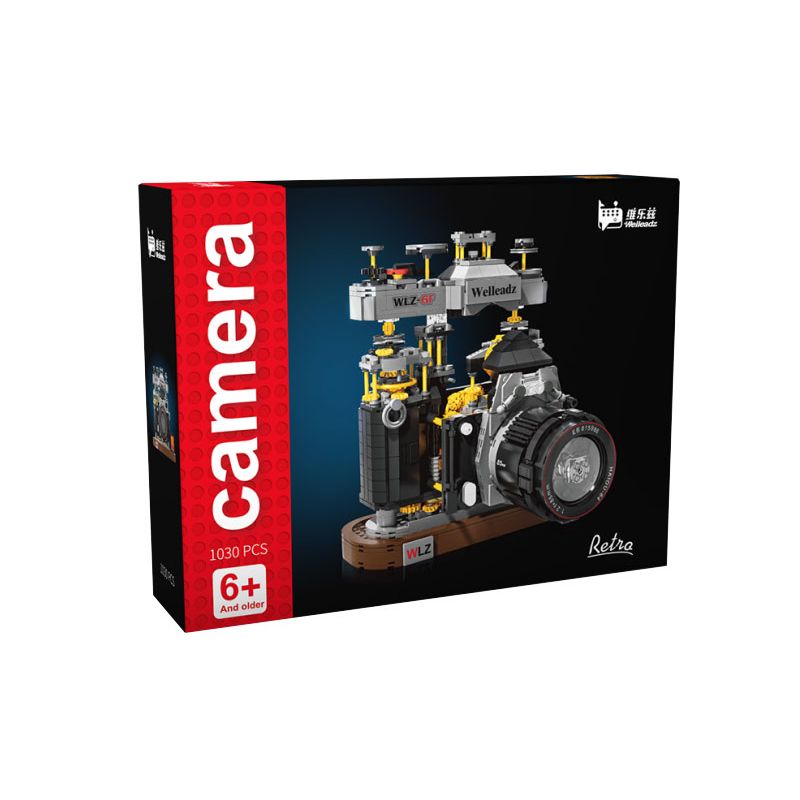 WELLEADZ 2100 non  MÁY ???NH CỔ ĐIỂN bộ đồ chơi xếp lắp ráp ghép mô hình 1027 khối