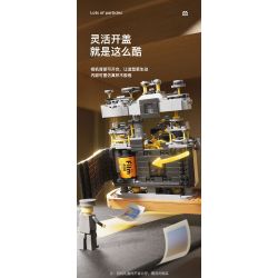 WELLEADZ 2100 non  MÁY ???NH CỔ ĐIỂN bộ đồ chơi xếp lắp ráp ghép mô hình 1027 khối