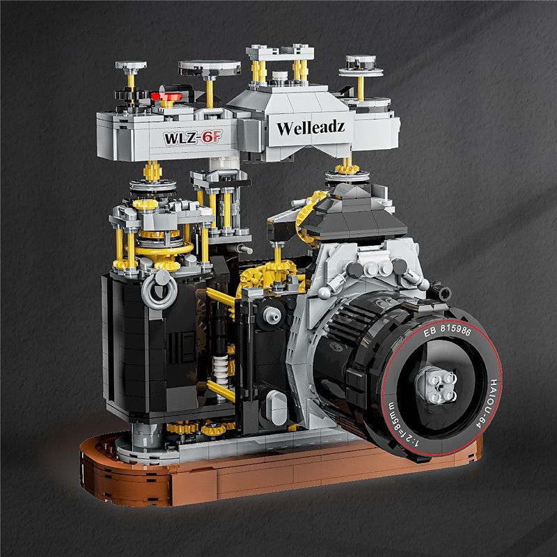 WELLEADZ 2100 non  MÁY ???NH CỔ ĐIỂN bộ đồ chơi xếp lắp ráp ghép mô hình 1027 khối