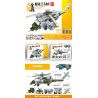 MINGDI K0158 0158 non  MÁY BAY TRỰC THĂNG VŨ TRANG FALCON-K0158 bộ đồ chơi xếp lắp ráp ghép mô hình Military Army Quân Sự Bộ Đội 645 khối
