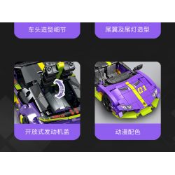 SEMBO WEKKI VIGGI 715304 non  TÍCH LŨY VŨ KHÍ TRANG BỊ SIÊU XE THỂ THAO RAMBO tỷ lệ 1:18 bộ đồ chơi xếp lắp ráp ghép mô hình  Kỹ Thuật Công Nghệ Cao Mô Hình Phương Tiện 588 khối