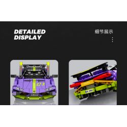 SEMBO WEKKI VIGGI 715304 non  TÍCH LŨY VŨ KHÍ TRANG BỊ SIÊU XE THỂ THAO RAMBO tỷ lệ 1:18 bộ đồ chơi xếp lắp ráp ghép mô hình  Kỹ Thuật Công Nghệ Cao Mô Hình Phương Tiện 588 khối