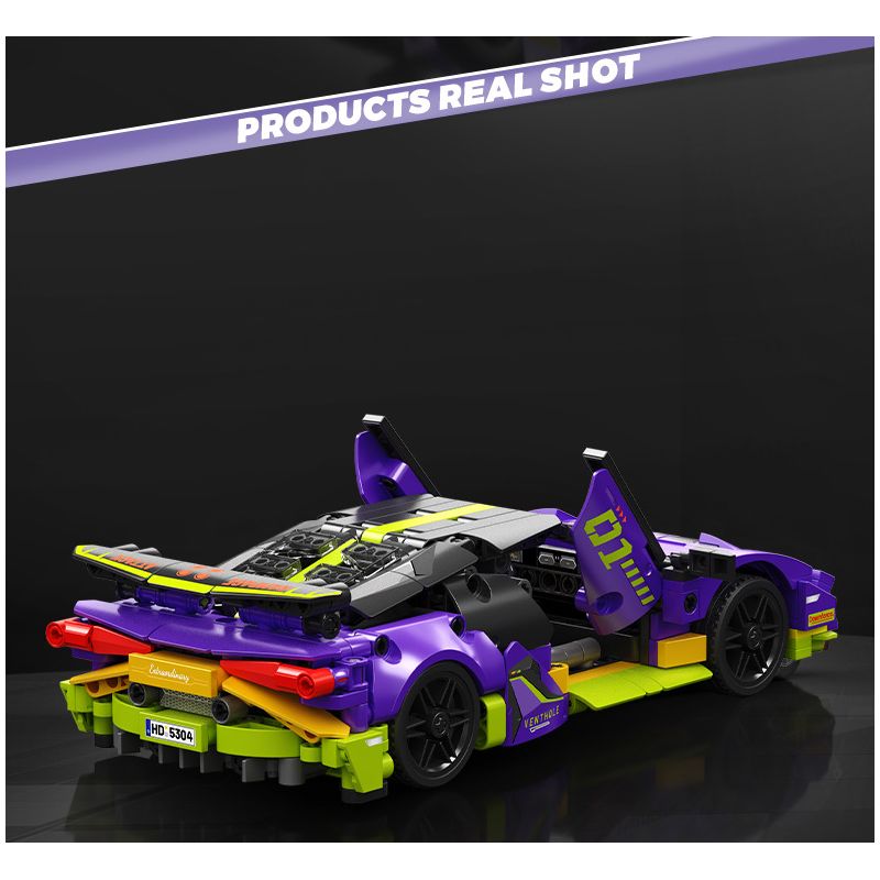 SEMBO WEKKI VIGGI 715304 non  TÍCH LŨY VŨ KHÍ TRANG BỊ SIÊU XE THỂ THAO RAMBO tỷ lệ 1:18 bộ đồ chơi xếp lắp ráp ghép mô hình  Kỹ Thuật Công Nghệ Cao Mô Hình Phương Tiện 588 khối