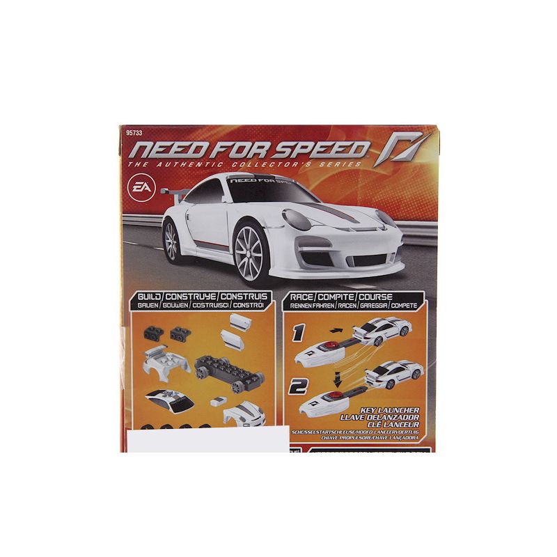 MEGA BLOKS 95733 non  PORSCHE 911 GT3 tỷ lệ 1:55 bộ đồ chơi xếp lắp ráp ghép mô hình Need For Speed NEED FOR SPEED PORSCHE 911 GT3 14 khối