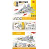MINGDI K0157 0157 non  MÁY BAY CHIẾN ĐẤU FALCON-K0157 bộ đồ chơi xếp lắp ráp ghép mô hình Military Army Quân Sự Bộ Đội 645 khối