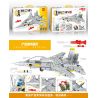 MINGDI K0157 0157 non  MÁY BAY CHIẾN ĐẤU FALCON-K0157 bộ đồ chơi xếp lắp ráp ghép mô hình Military Army Quân Sự Bộ Đội 645 khối