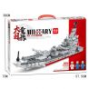 MINGDI K0156 0156 non  -K0156 TÀU CHIẾN TRANH HÀNH TRÌNH bộ đồ chơi xếp lắp ráp ghép mô hình Military Army Quân Sự Bộ Đội 655 khối