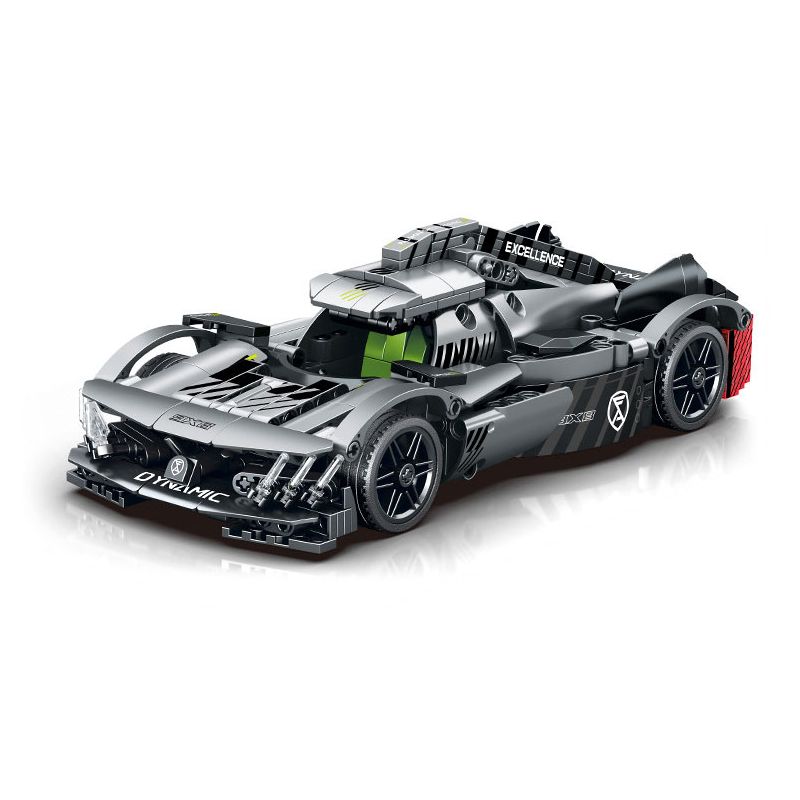 SEMBO WEKKI VIGGI 715303 non  CRAZY GEAR XE THỂ THAO CHIẾN BINH PEUGEOT 1:18 tỷ lệ 1:18 bộ đồ chơi xếp lắp ráp ghép mô hình  Kỹ Thuật Công Nghệ Cao Mô Hình Phương Tiện 532 khối