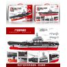 MINGDI K0155 0155 non  TÀU LIÊU NINH - SÂN BAY bộ đồ chơi xếp lắp ráp ghép mô hình Military Army Quân Sự Bộ Đội 676 khối
