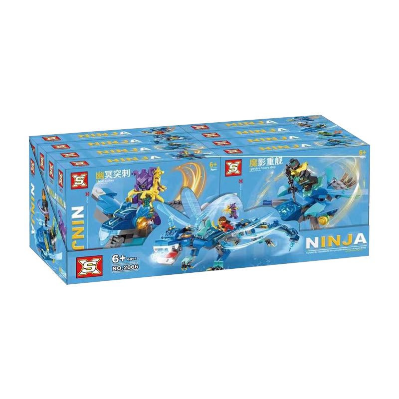 SX 2066 non Lego PHANTOM WATER DRAGON KING 8 KẾT HỢP bộ đồ chơi xếp lắp ráp ghép mô hình The Lego Ninjago Movie Ninja Lốc Xoáy 639 khối