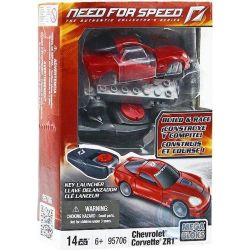 MEGA BLOKS 95706 non  CẦN TỐC ĐỘ CHEVROLET CORVETTE ZR-1 tỷ lệ 1:55 bộ đồ chơi xếp lắp ráp ghép mô hình Need For Speed NEED FOR SPEED CHEVROLET CORVETTE ZR1 14 khối