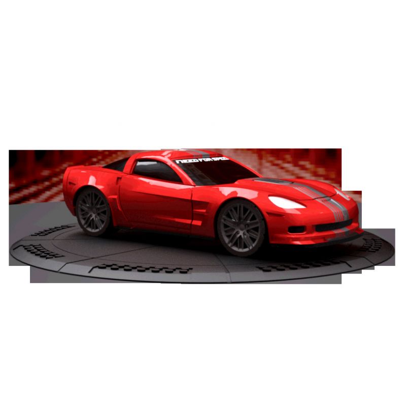 MEGA BLOKS 95706 non  CẦN TỐC ĐỘ CHEVROLET CORVETTE ZR-1 tỷ lệ 1:55 bộ đồ chơi xếp lắp ráp ghép mô hình Need For Speed NEED FOR SPEED CHEVROLET CORVETTE ZR1 14 khối