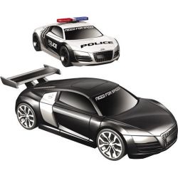 MEGA BLOKS 95766 non  SĂN LÙNG AUDI R8 tỷ lệ 1:38 bộ đồ chơi xếp lắp ráp ghép mô hình Need For Speed NEED FOR SPEED AUDI R8 PURSUIT SET 135 khối