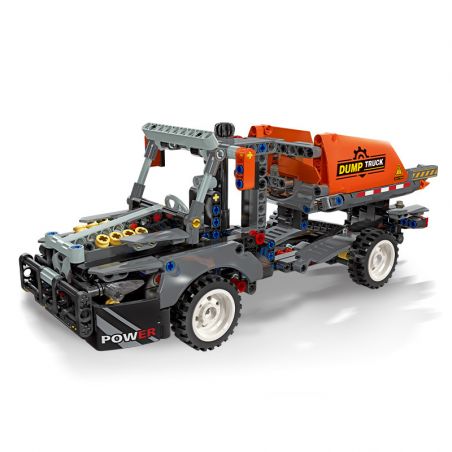 JIESTAR 91001 non  XE TẢI DIESEL bộ đồ chơi xếp lắp ráp ghép mô hình 500 khối