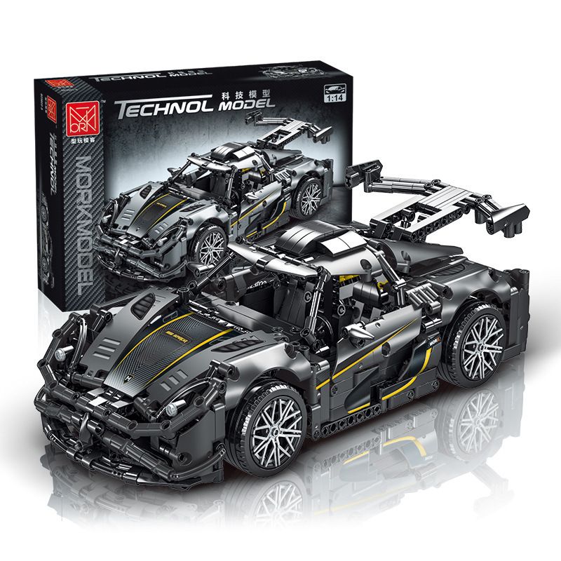 MorkModel 023022 Mork Model 023022 non  KONIÈGE MỘT-1 tỷ lệ 1:14 bộ đồ chơi xếp lắp ráp ghép mô hình  KOENIGSEGG ONE:1 Kỹ Thuật Công Nghệ Cao Mô Hình Phương Tiện 1505 khối