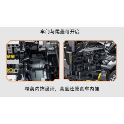 MorkModel 023022 Mork Model 023022 non  KONIÈGE MỘT-1 tỷ lệ 1:14 bộ đồ chơi xếp lắp ráp ghép mô hình  KOENIGSEGG ONE:1 Kỹ Thuật Công Nghệ Cao Mô Hình Phương Tiện 1505 khối