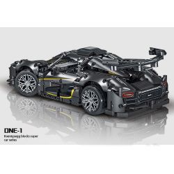 MorkModel 023022 Mork Model 023022 non  KONIÈGE MỘT-1 tỷ lệ 1:14 bộ đồ chơi xếp lắp ráp ghép mô hình  KOENIGSEGG ONE:1 Kỹ Thuật Công Nghệ Cao Mô Hình Phương Tiện 1505 khối