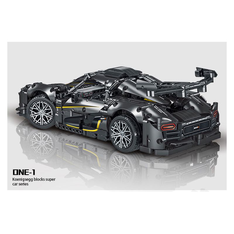 MorkModel 023022 Mork Model 023022 non  KONIÈGE MỘT-1 tỷ lệ 1:14 bộ đồ chơi xếp lắp ráp ghép mô hình  KOENIGSEGG ONE:1 Kỹ Thuật Công Nghệ Cao Mô Hình Phương Tiện 1505 khối