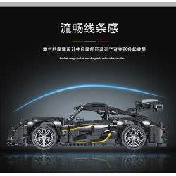 MorkModel 023022 Mork Model 023022 non  KONIÈGE MỘT-1 tỷ lệ 1:14 bộ đồ chơi xếp lắp ráp ghép mô hình  KOENIGSEGG ONE:1 Kỹ Thuật Công Nghệ Cao Mô Hình Phương Tiện 1505 khối