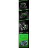 SEMBO WEKKI VIGGI 713003 non  TRANG BỊ ĐIÊN CUỒNG MÔTÔ KAWASAKI Z900 tỷ lệ 1:7 bộ đồ chơi xếp lắp ráp ghép mô hình  Kỹ Thuật Công Nghệ Cao Mô Hình Phương Tiện 872 khối