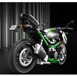 SEMBO WEKKI VIGGI 713003 non  TRANG BỊ ĐIÊN CUỒNG MÔTÔ KAWASAKI Z900 tỷ lệ 1:7 bộ đồ chơi xếp lắp ráp ghép mô hình  Kỹ Thuật Công Nghệ Cao Mô Hình Phương Tiện 872 khối