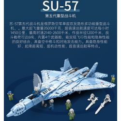 JUHANG TECHNOLOGY 88016 REOBRIX 33030 non  MÁY BAY CHIẾN ĐẤU HẠNG NẶNG THẾ HỆ THỨ NĂM SU-57 bộ đồ chơi xếp lắp ráp ghép mô hình Military Army SU-57 HEAVY FIGHTER SUKHOI Quân Sự Bộ Đội 1456 khối