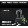 JIESTAR 91000 non  XE NÂNG KỸ THUẬT bộ đồ chơi xếp lắp ráp ghép mô hình 467 khối