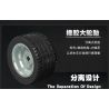 JIESTAR 91000 non  XE NÂNG KỸ THUẬT bộ đồ chơi xếp lắp ráp ghép mô hình 467 khối